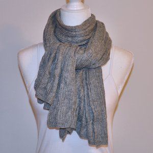 3/$25 Soft Gray Cable Knit Scarf